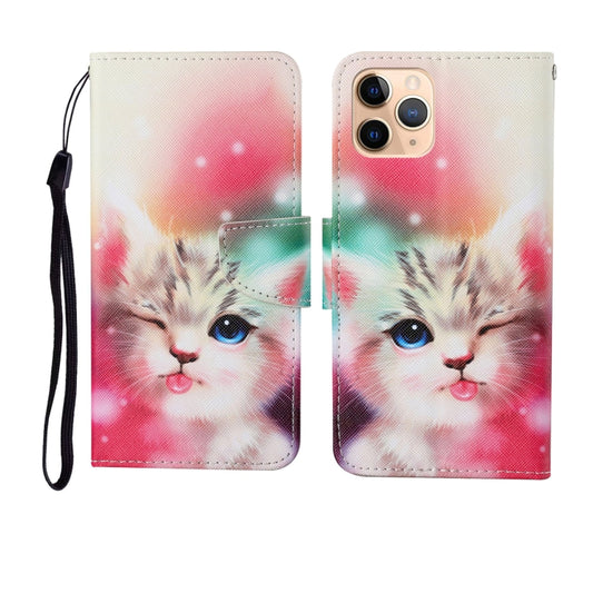 Painted pattern horizontal flip leather case for iPhone 11 Pro with magnetic closure