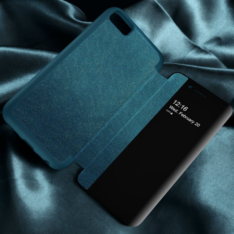 Magnetic Side Window View Shockproof Horizontal Flip Leather Case, For iPhone SE 2022 / SE 2020 / 8 / 7, For iPhone 11, For iPhone 11 Pro, For iPhone 11 Pro Max, For iPhone 12 mini, For iPhone 12 / 12 Pro, For iPhone 12 Pro Max
