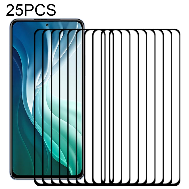 Full Glue 25 PCS 9H HD 3D Curved Edge Tempered Glass Film