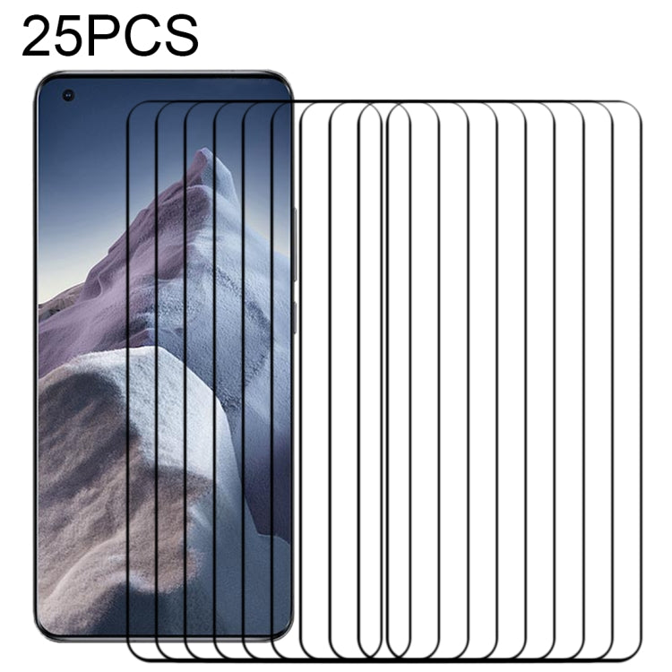 Full Glue 25 PCS 9H HD 3D Curved Edge Tempered Glass Film