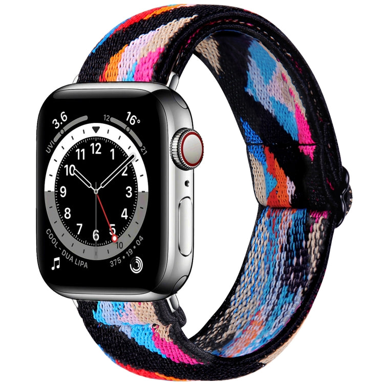 Elastic Watch Strap, For Apple Watch Apple Watch Series 7 45mm / 6 & SE & 5 & 4 44mm / 3 & 2 & 1 42mm, For Apple Watch Ultra 49mm / Series 8&7 45mm / SE 2&6&SE&5&4 44mm / 3&2&1 42mm