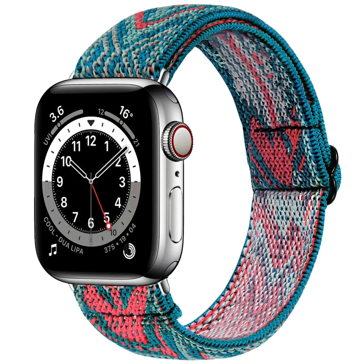 Elastic Watch Strap, For Apple Watch Series 7 45mm / 6 & SE & 5 & 4 44mm / 3 & 2 & 1 42mm, For Apple Watch Series 7 41mm / 6 & SE & 5 & 4 40mm / 3 & 2 & 1 38mm