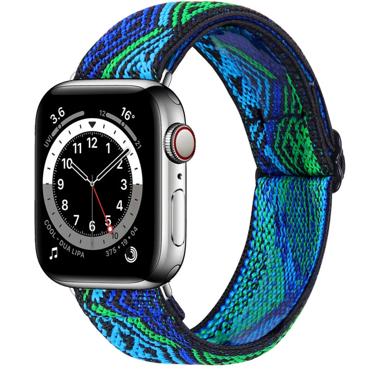 Elastic Watch Strap, For Apple Watch Series 7 45mm / 6 & SE & 5 & 4 44mm / 3 & 2 & 1 42mm, For Apple Watch Series 7 41mm / 6 & SE & 5 & 4 40mm / 3 & 2 & 1 38mm