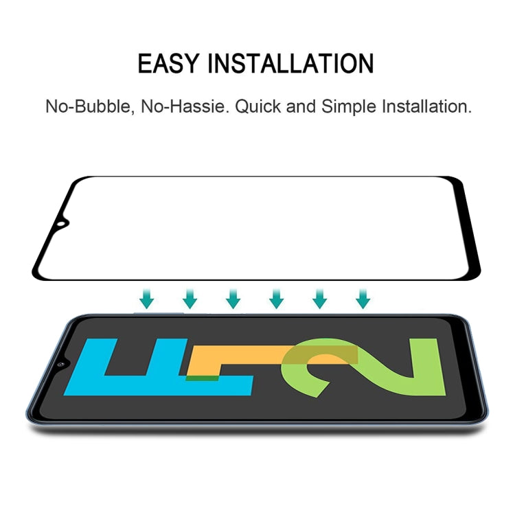 25 PCS Full Glue Full Screen Tempered Glass Film, For Samsung Galaxy F12 (25 PCS), For Samsung Galaxy F02s (25 PCS), For Samsung Galaxy Quantum 2 (25 PCS)
