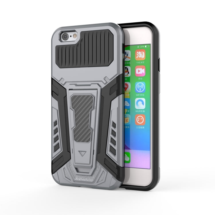 War Chariot Series Armor All-inclusive Shockproof PC + TPU Protective Case with Invisible Holder, For iPhone 6, For iPhone 6 Plus, For iPhone 8 Plus / 7 Plus, For iPhone 11
