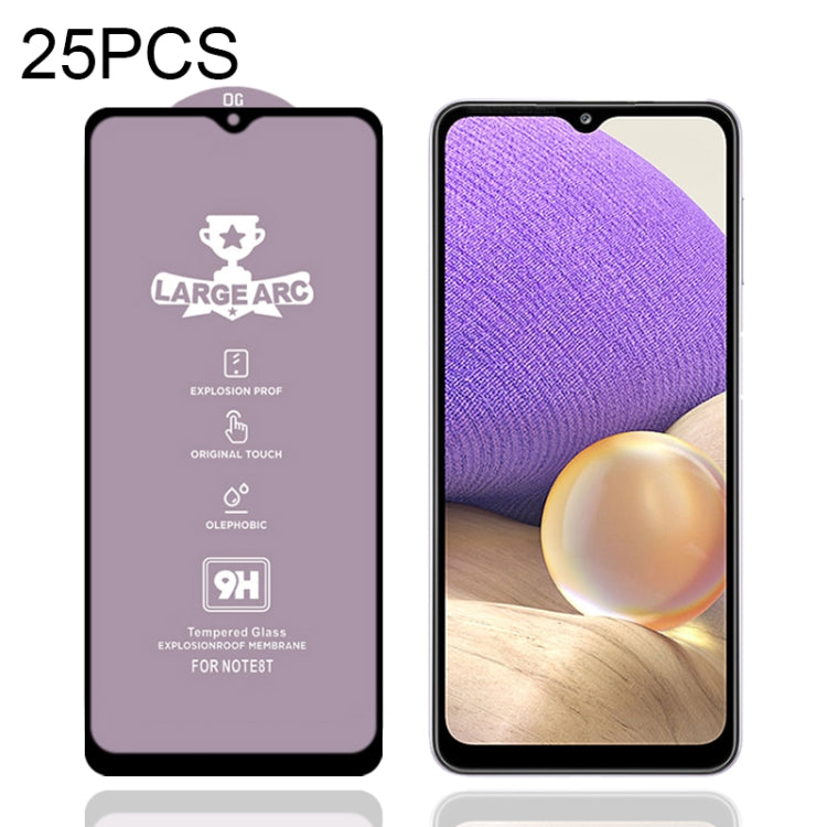 Lot de 25 films en verre trempé 9H HD à grand arc et haute teneur en alumine pour Samsung Galaxy S10 Lite (25 pièces), Samsung Galaxy M11 (25 pièces), Samsung Galaxy M21/M21 2021 (25 pièces), Samsung Galaxy M31 (25 pièces), Samsung Galaxy M31s (25 pièces)
