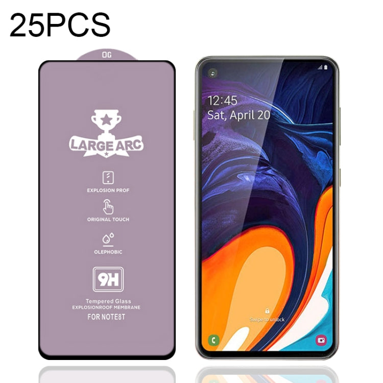 Lot de 25 films en verre trempé 9H HD à grand arc et haute teneur en alumine pour Samsung Galaxy S10 Lite (25 pièces), Samsung Galaxy M11 (25 pièces), Samsung Galaxy M21/M21 2021 (25 pièces), Samsung Galaxy M31 (25 pièces), Samsung Galaxy M31s (25 pièces)