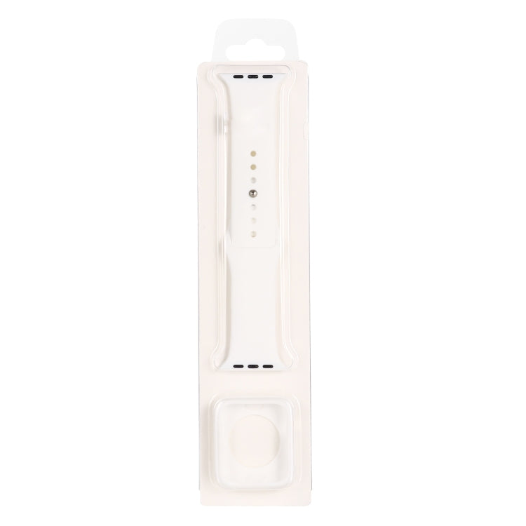 Silicone Replacement Strap Watchband + Watch Protective Case Set, For Apple Watch Series 7 41mm