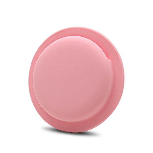 AirTag protective case displaying color options: black, blue, red, pink, and transparent variants