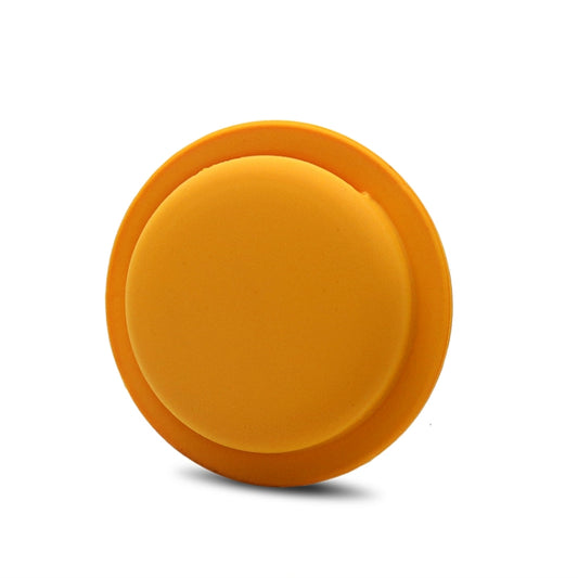 Side view of slim-fit silicone sleeve hugging AirTag 2nd Gen for maximum protection without bulk