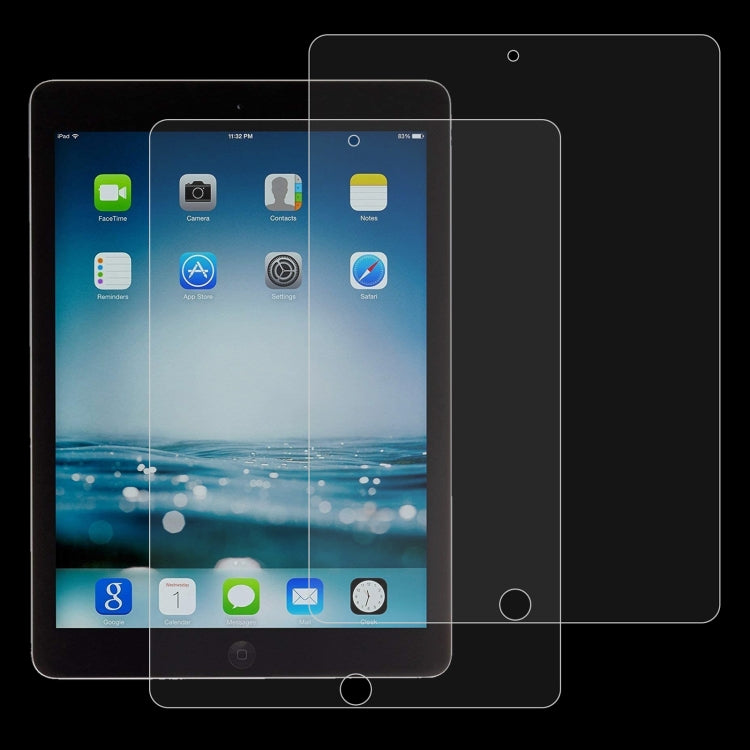 Lot de 2 films en verre trempé antidéflagrants 9H 2,5D pour iPad 9.7 2018/2017/Pro 9.7/Air 2/Air (2 pièces)