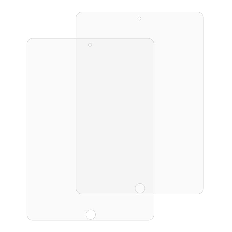 Lot de 2 films en verre trempé antidéflagrants 9H 2,5D pour iPad 9.7 2018/2017/Pro 9.7/Air 2/Air (2 pièces)