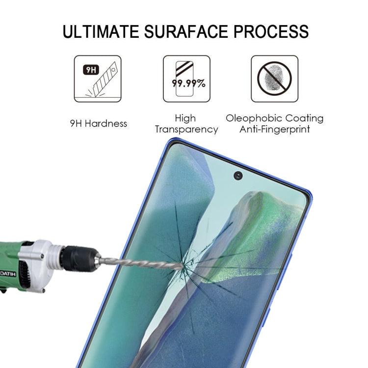 Lot de 25 films de protection en verre trempé 3D à bords incurvés pour Samsung Galaxy Note 20 Ultra (25 pièces)