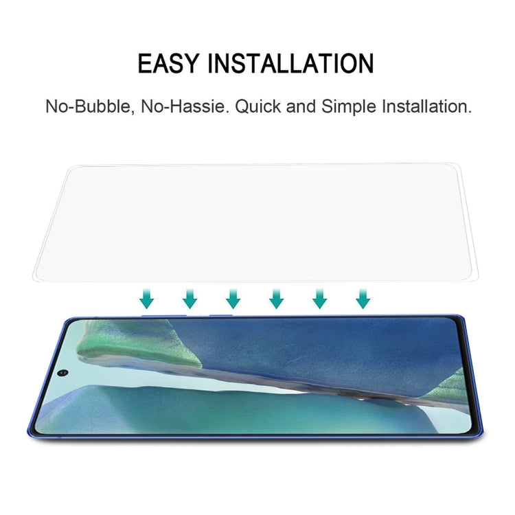Lot de 25 films de protection en verre trempé 3D à bords incurvés pour Samsung Galaxy Note 20 Ultra (25 pièces)