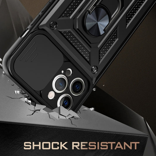iPhone 11 Pro Max case with functional camera slider detail view