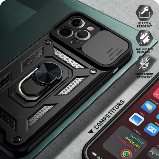 Camera protection mechanism sliding cover iPhone 11 Pro Max close-up