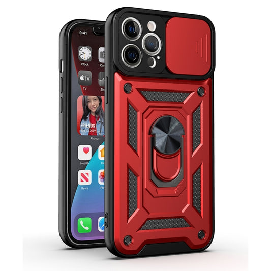 Sliding camera cover TPU PC protective case for iPhone 11 Pro Max black