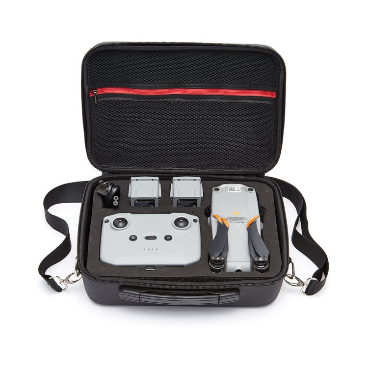Portable Single Shoulder Storage Travel Carrying PU Cover Case Box for DJI Air 2S, For DJI Air 2S Black + Black Liner, For DJI Air 2S Black + Red Liner