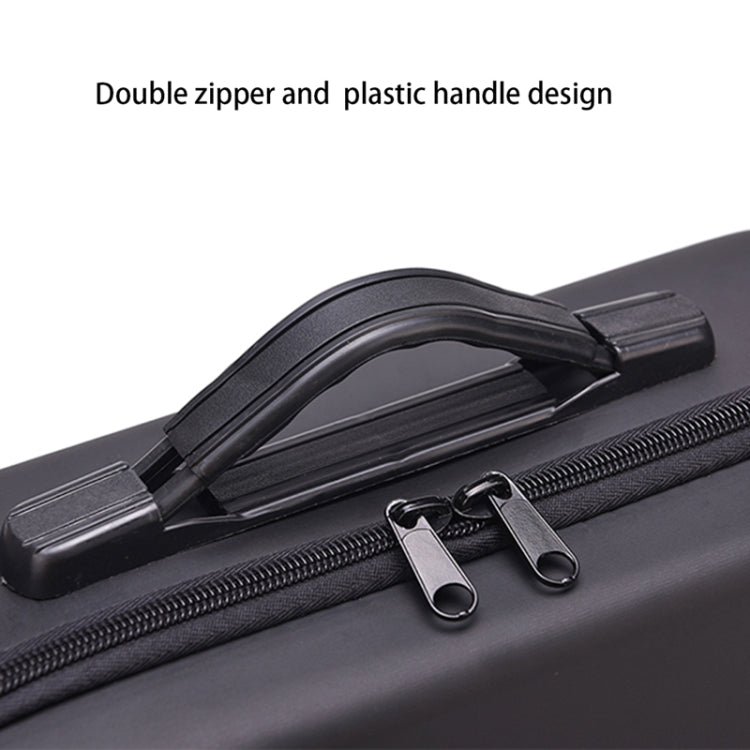 Portable Single Shoulder Storage Travel Carrying PU Cover Case Box for DJI Air 2S, For DJI Air 2S Black + Black Liner, For DJI Air 2S Black + Red Liner