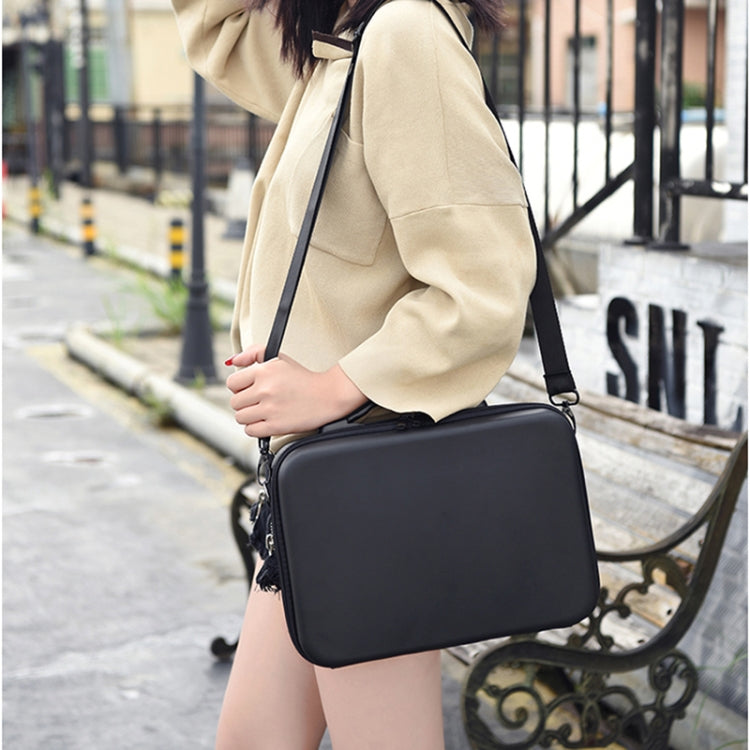 Portable Single Shoulder Storage Travel Carrying PU Cover Case Box for DJI Air 2S, For DJI Air 2S Black + Black Liner, For DJI Air 2S Black + Red Liner