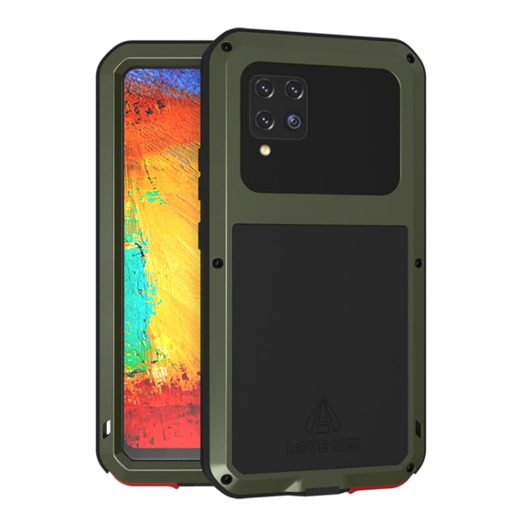 LOVE MEI Metal Shockproof Waterproof Dustproof Protective Case with Glass, For Samsung Galaxy A32 5G, For Samsung Galaxy A42, For Samsung Galaxy A52 5G / 4G, For Samsung Galaxy S21 5G