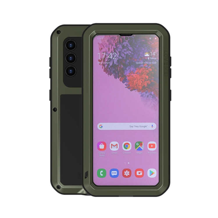 LOVE MEI Metal Shockproof Waterproof Dustproof Protective Case with Glass, For Samsung Galaxy A32 5G, For Samsung Galaxy A52 5G / 4G, For Samsung Galaxy S21 5G, For Samsung Galaxy A42