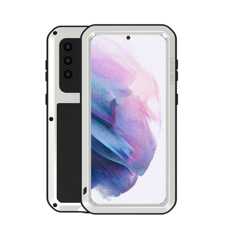LOVE MEI Metal Shockproof Waterproof Dustproof Protective Case with Glass, For Samsung Galaxy S21+ 5G, For Samsung Galaxy A72 5G / 4G