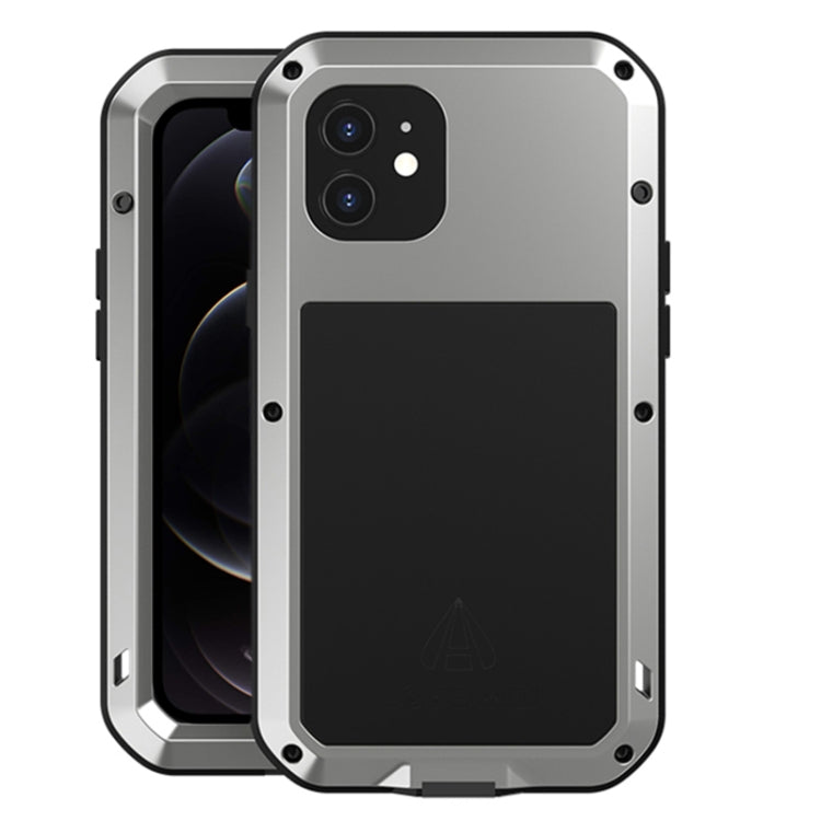 LOVE MEI Metal Shockproof Waterproof Dustproof Protective Case, For iPhone 12