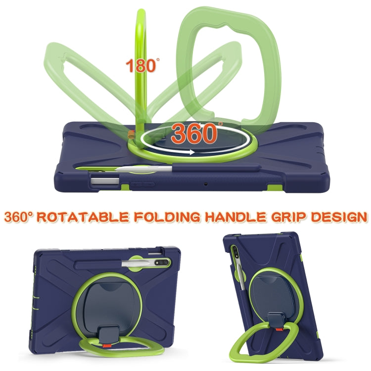 Silicone + PC Protective Case with Holder & Shoulder Strap, For Samsung Galaxy Tab S8 / Galaxy Tab S7 T870 / T875, For Samsung Galaxy Tab A7 10.4 (2020) T500 / T505, For iPad 9.7 inch (2018/2017), For Samsung Galaxy Tab A 8.0 (2019) T290 / T295
