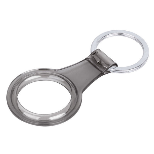 Anti-scratch soft silicone cover safeguards AirTag from daily wear and impacts