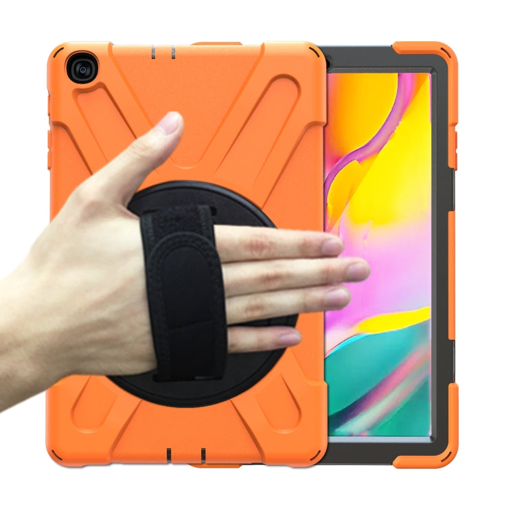 Shockproof Colorful Silicone + PC Protective Case with Holder & Shoulder Strap & Hand Strap