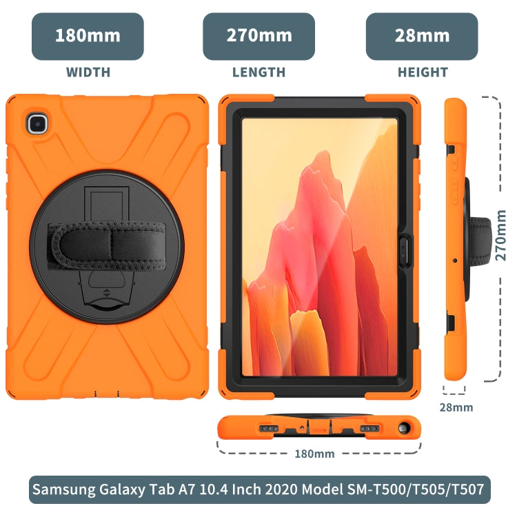 Shockproof Colorful Silicone + PC Protective Case with Holder & Shoulder Strap & Hand Strap & Screen Protector