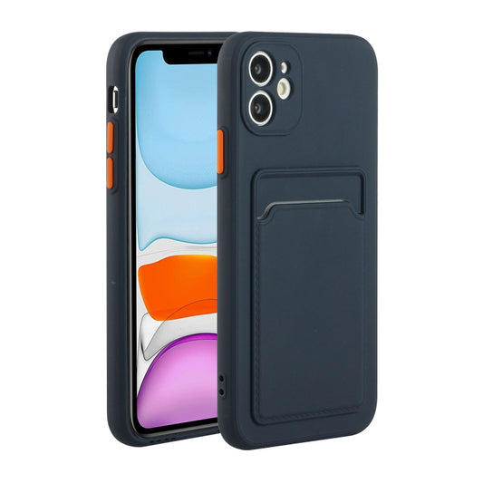 Card Slot Design Shockproof TPU Protective Case for iPhone 11 and iPhone 11 Pro