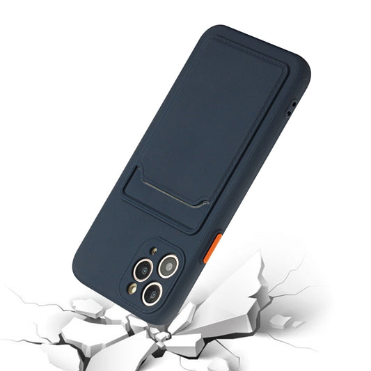 iPhone 12 mini protective bumper case featuring secure card holder