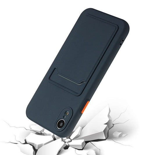 Military-grade TPU protection iPhone XR with card slot functionality