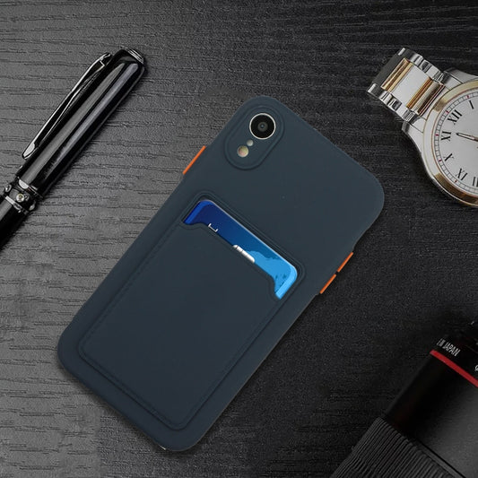 Rugged card holder case iPhone XS Max shock-resistant material