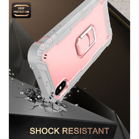 iPhone XS Max case with adjustable holder, back panel detail shot