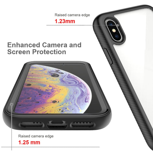 Cosmic-patterned iPhone 11 case with tempered glass screen protector included