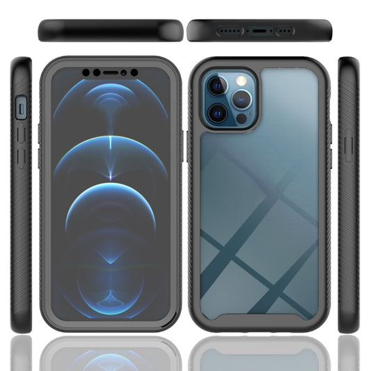 Navy blue starry night pattern protective iPhone 12 Pro Max case front view