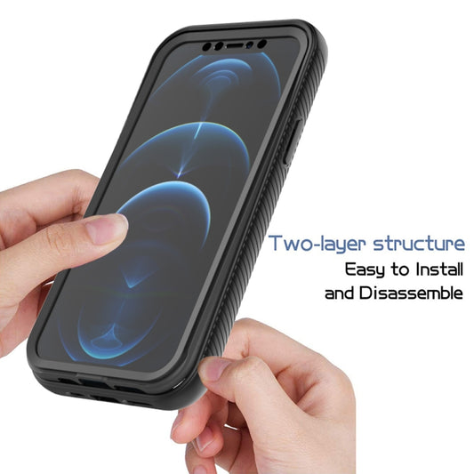 Dual-layer PC TPU shockproof iPhone 12 Pro Max case side angle detail