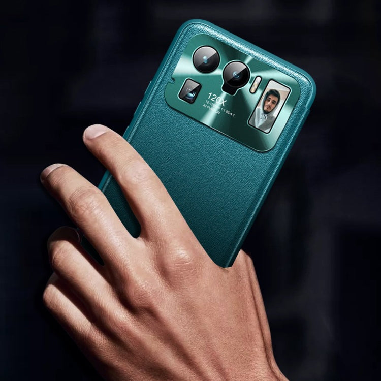 Magnetic Side Window View Shockproof Horizontal Flip Leather Case, For Xiaomi Mi 11 Pro