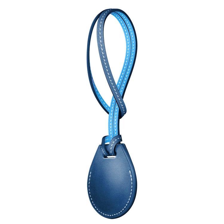 Étui de protection en cuir antichoc et anti-rayures avec boucle de suspension pour AirTag, accessoires de décoration de sac, porte-clés