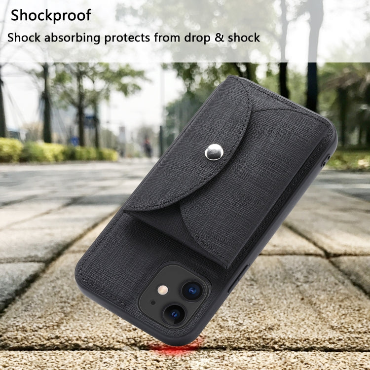 ViLi T Series TPU + PU Woven Fabric Magnetic Protective Case with Wallet, For iPhone 12 Pro