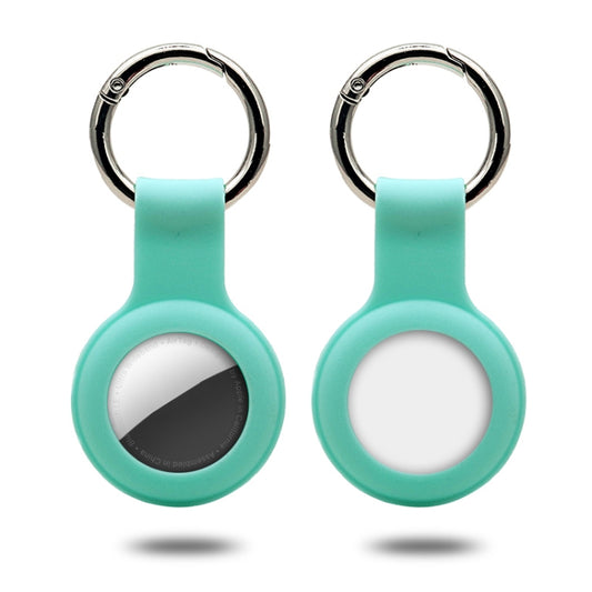 Silicone AirTag 2nd Gen case with keychain ring in vibrant color