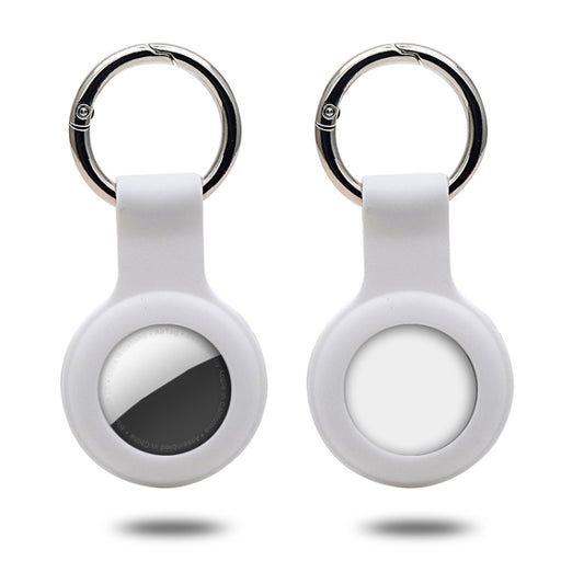 AirTag 1st Gen soft silicone protective cover and keychain attachment