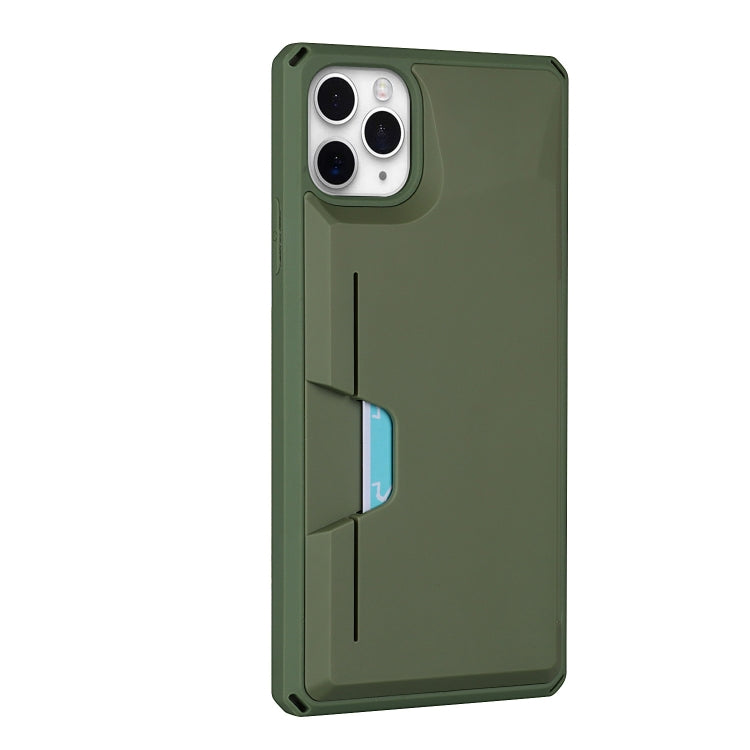 Armor Shockproof TPU + PC Hard Case with Card Slot Holder Funtion, For iPhone 11 Pro Max