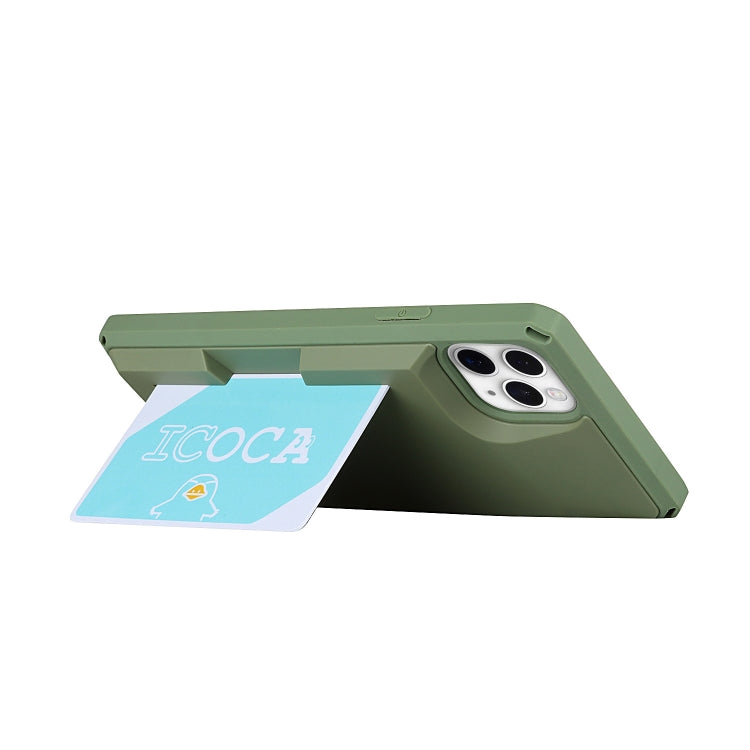 Armor Shockproof TPU + PC Hard Case with Card Slot Holder Funtion, For iPhone 11 Pro Max