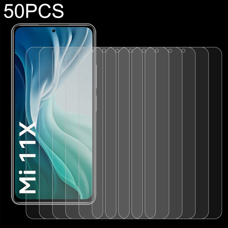 50 PCS 0.26mm 9H 2.5D Tempered Glass Film, For Xiaomi Mi 11X / Mi 11i (50 PCS), For Samsung Galaxy M12 (50 PCS), For Xiaomi Mi 11X Pro (50 PCS), For Samsung Galaxy M42 5G (50 PCS), For Xiaomi Poco M2 Reloaded (50 PCS)                                   ...