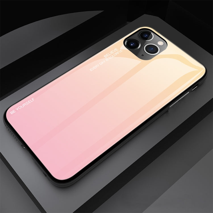 Gradient Color Glass Case, For iPhone 11 Pro Max, For iPhone 11