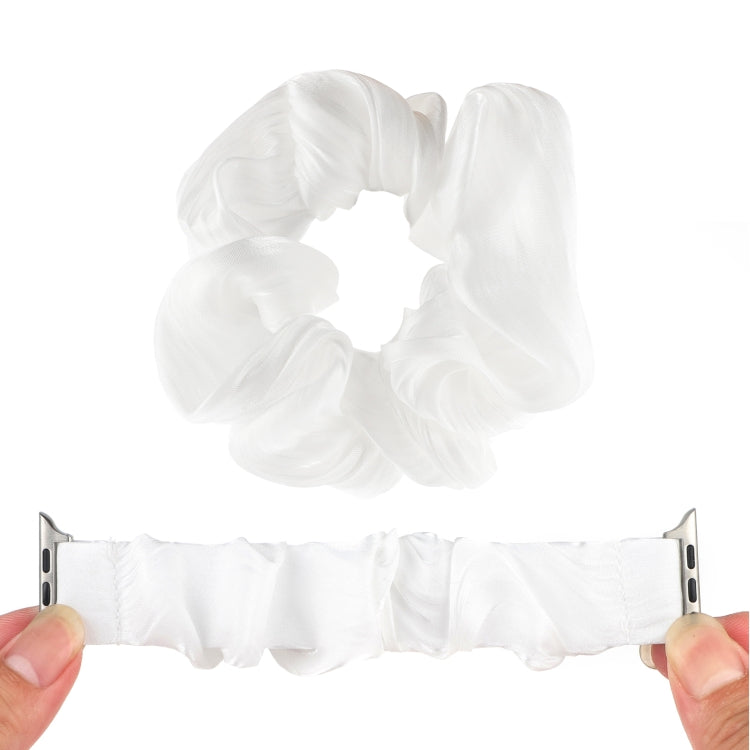 Shell Pattern Hair Ring Cloth Watch Strap, For Apple Watch Ultra 49mm / Series 8&7 45mm / SE 2&6&SE&5&4 44mm / 3&2&1 42mm, For Apple Watch Series 8&7 41mm / SE 2&6&SE&5&4 40mm / 3&2&1 38mm����������������������������������������������������������������...